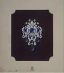 Design of a Brooch with 7 Sapphires JROQL - Hermitage